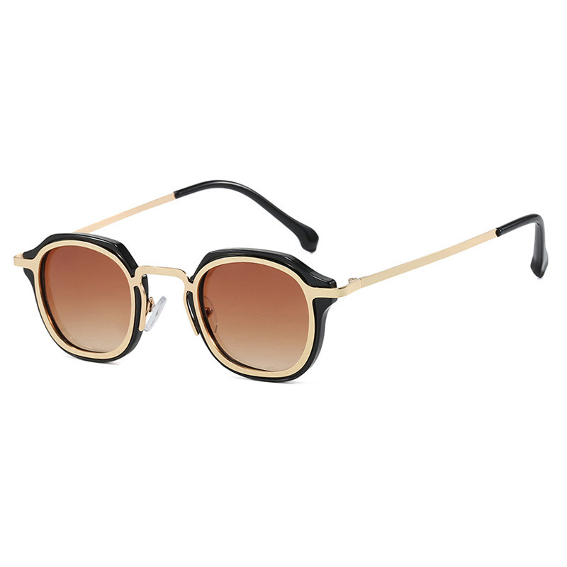 Designer Sunglasses Retro Classic Round Sunglasses For Men Women Metal Frame Vintage Luxury Fashion Unisex Shade With UV400 Protection QW651