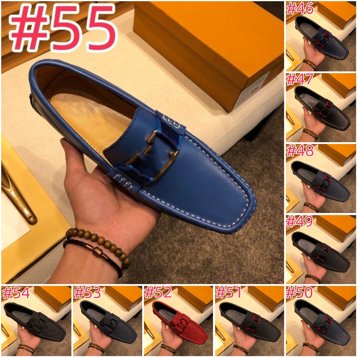 69MODEL Designer Men Loafers Shoes Genuine Leather For Men Dress Shoes 2026 New Brand High Quality Luxurious Suede Moccasins Large Size Zapatos De Hombre Size 38-46