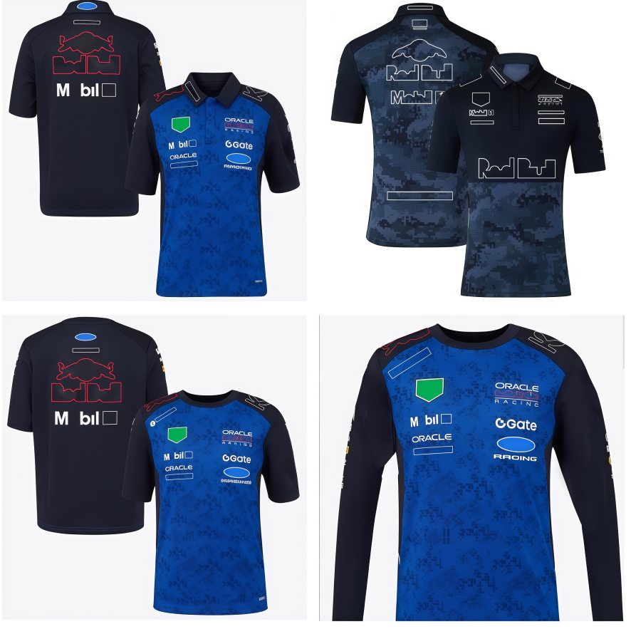 2025 F1 racing clothing T-shirt Formula 1 team fan T-shirt Extreme sports summer casual men's polo shirt jersey