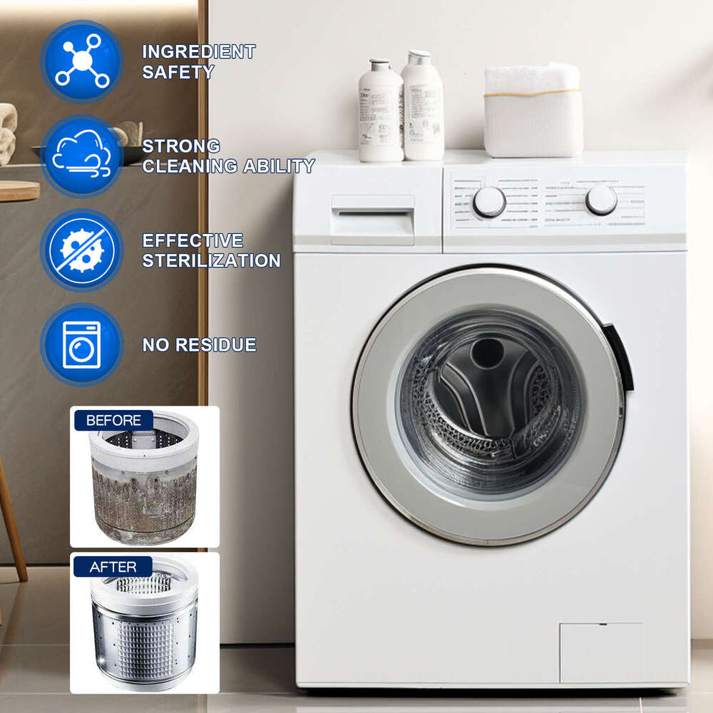 jakehoe Washing Machine Tub Water Tank Dirt and Odor Removal Cleaning Tablets S260202