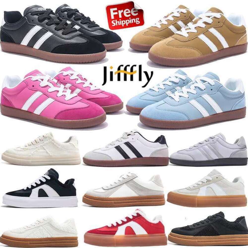 Jifffly Running Shoes for Men and Women Wear-Resistant Synthetic Suede Leather Casual Sneakers Chunky Platform Shoes Outdoor Recreation