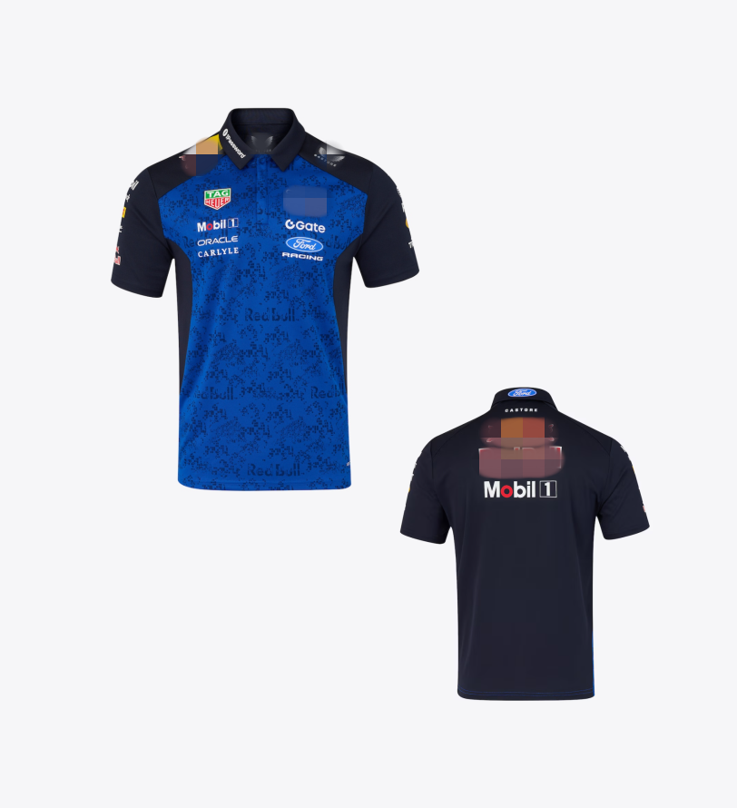 Polo de configuracion del equipo Oracle Red Bull Racing 2026 Summer New Team Short-Sleeve Polo Shirt Customized Design