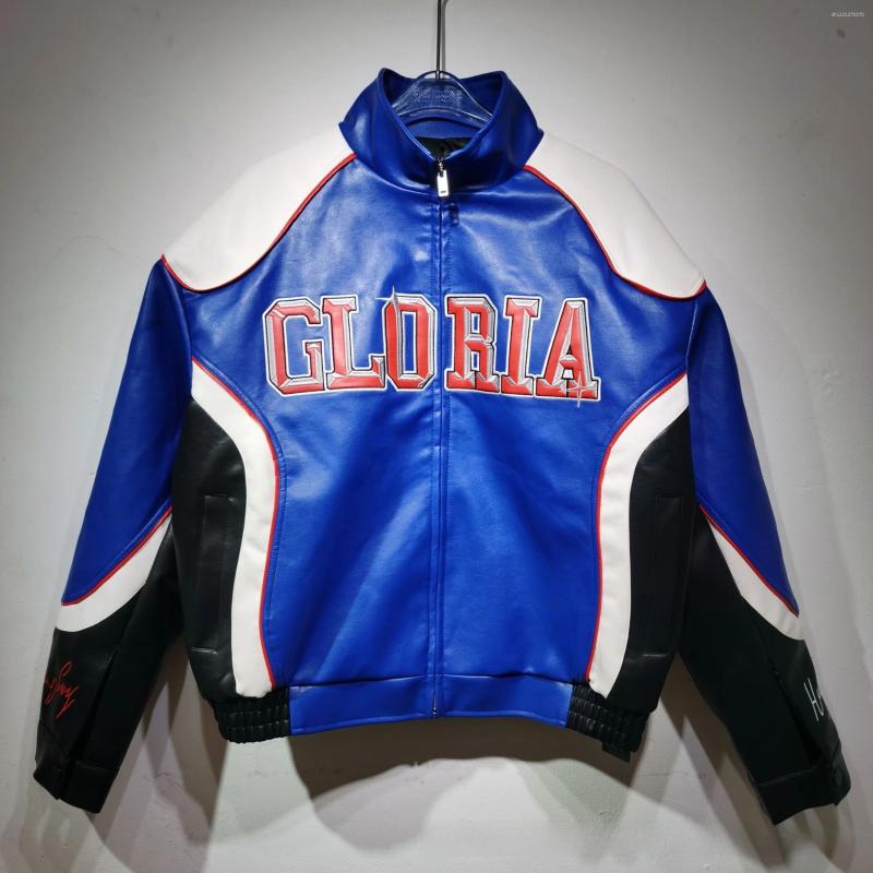 Men's Jackets Motorcycle Racing Jacket American Style Baseball Outerwear Winter Riding Clothes Vintage Retro Cross-Border Clothing