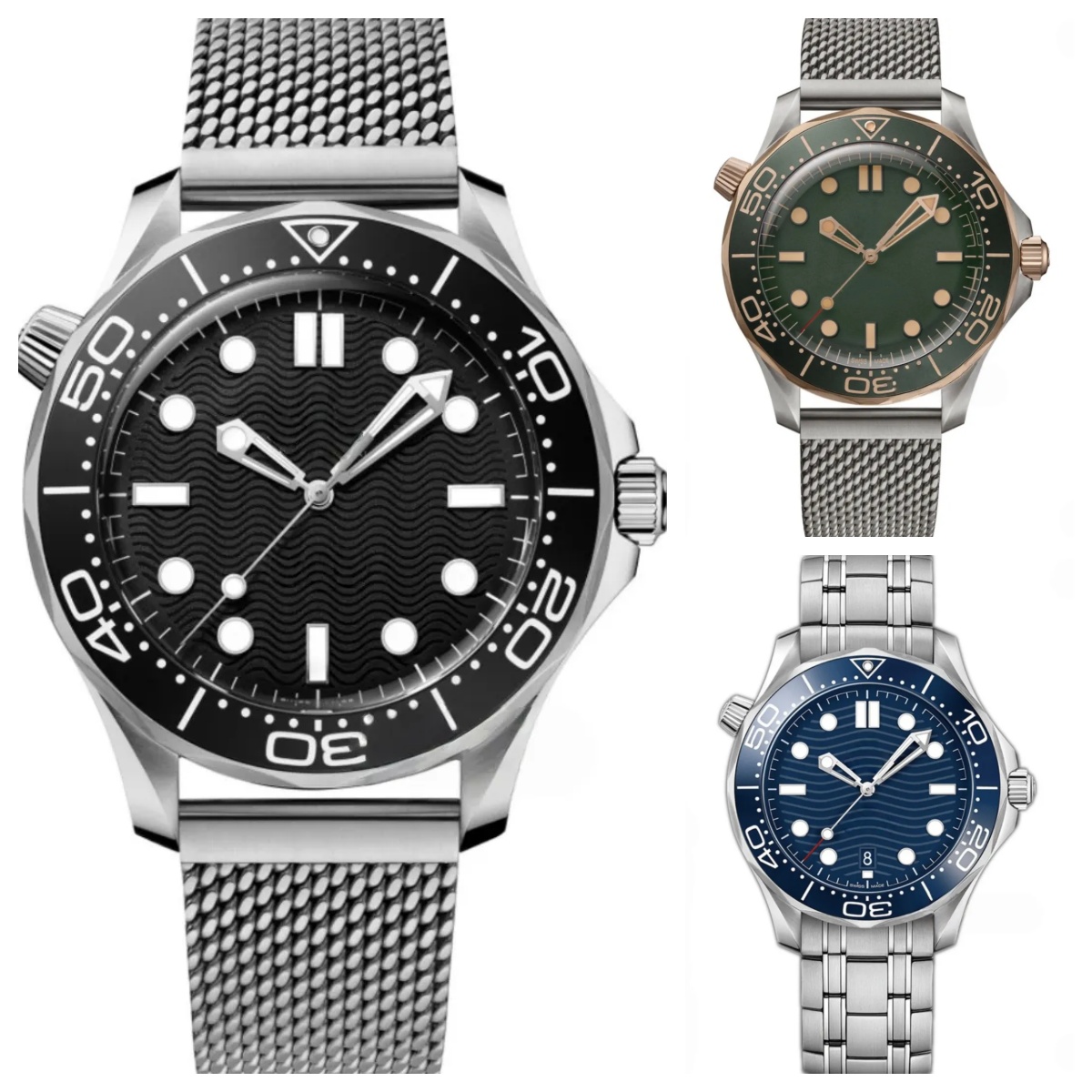 Men watch 300 007 watch designer watches men AAAAA high-quality 42MM mechanical automatic mens watch Sapphire mirror surface man watch sea speed master omgs0369