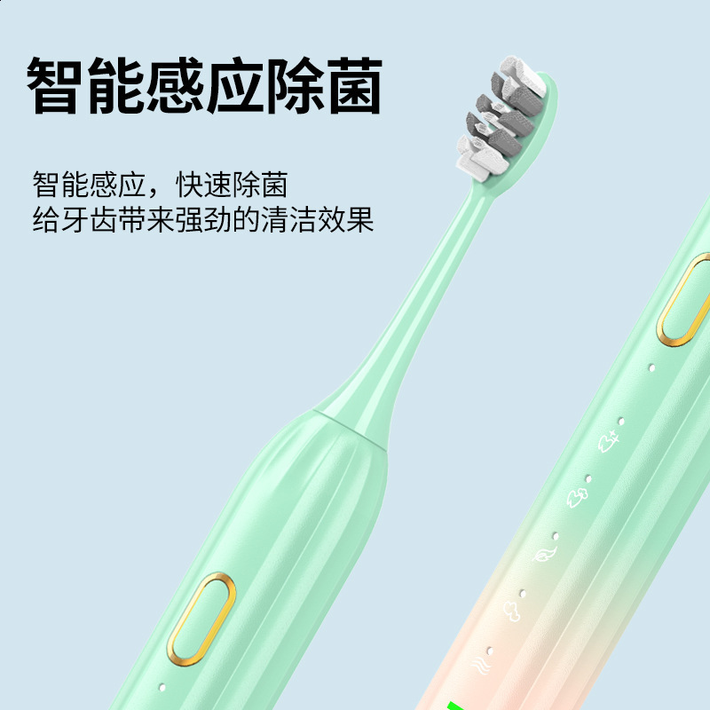 Roman Column Rechargeable Adult Electric Toothbrush 5Speed Intelligent Soft Bristle Household Magnetic Levitation 8Level Waterproof Sonic 250519