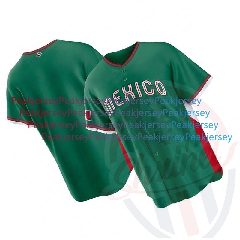 Custom Randy Arozarena M e x i c o 2026 Jersey World Baseball Classic Jarren Duran Luis Urias Taijuan Walker Alejandro Thomas Embroidered