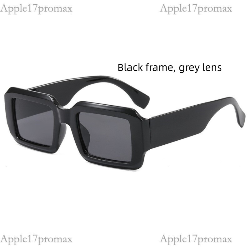 Luxury Brand Designer GM New Fashion Square Wide-leg Sunglasses European And American Cross-border Trend Versatile Sunglasses Retro Travel Sunshade Gl