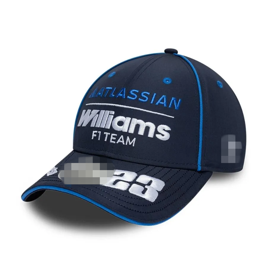 2026 Albon Cap Williams Racing hat Miami GP Oscar Piastri Driver Cap Fashion Leisure Sports Travel Baseball Cs Mens Mclaren F1 Hat