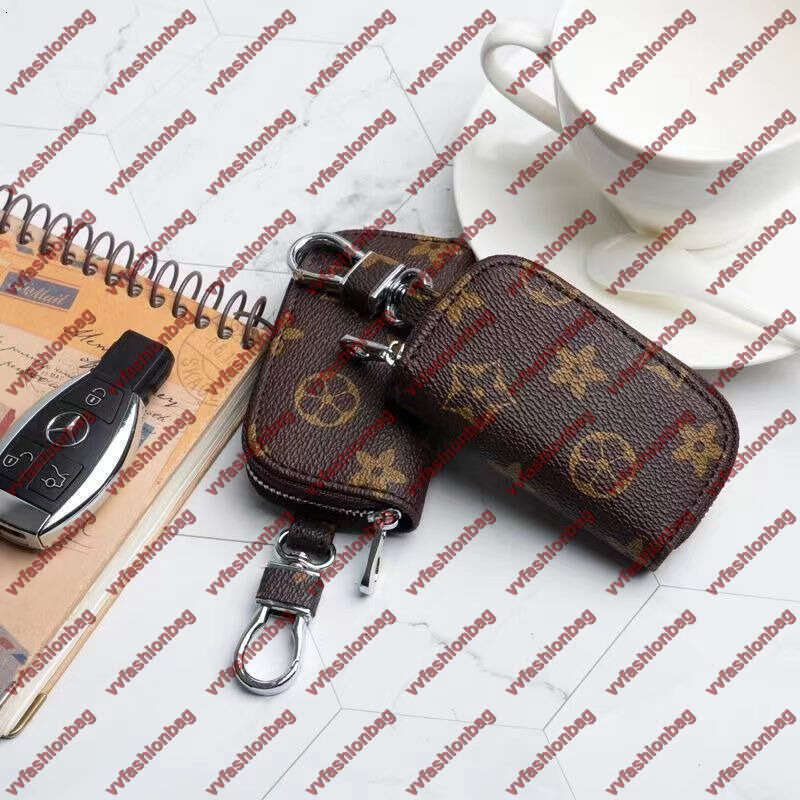 5A Designer men Universal Car Key bags Case unisex Male Genuine Leather Key's Holder Women Zipper Smart Keychain Cases Cars Keys Pouch Bag Wallets bags