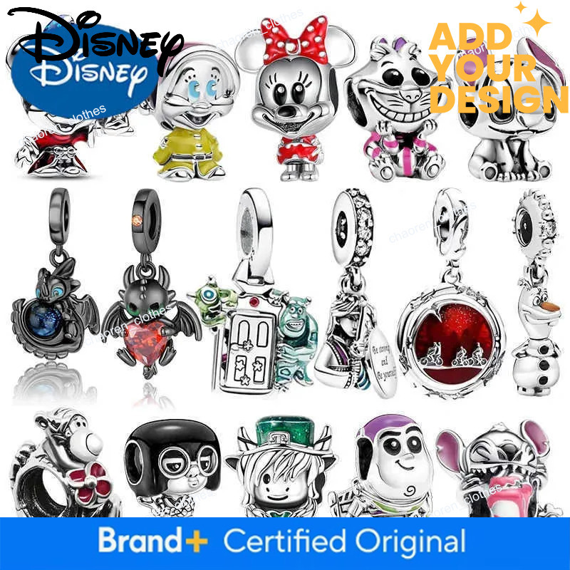 Disney New Year 925 Silver Mickey Tigger Charms Beads Fit Original Bracelet Necklace Womens Diy Fine Christma Jewelry Gift Hot H251220