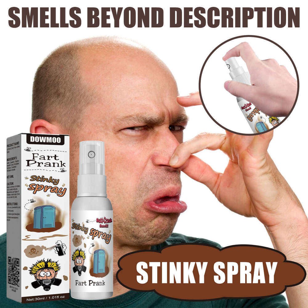 Dowmoo Funny Long-lasting Smell Entertainment Prank Stink Stress Relief Toy Liquid Spray S260202