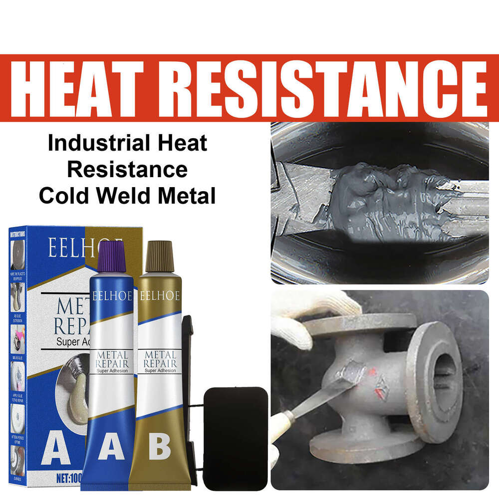 EELHOE AB High Temperature Resistant Glue Metal Casting Crack Repair Agent Leak Waterproof Electric Welding S260202 d55