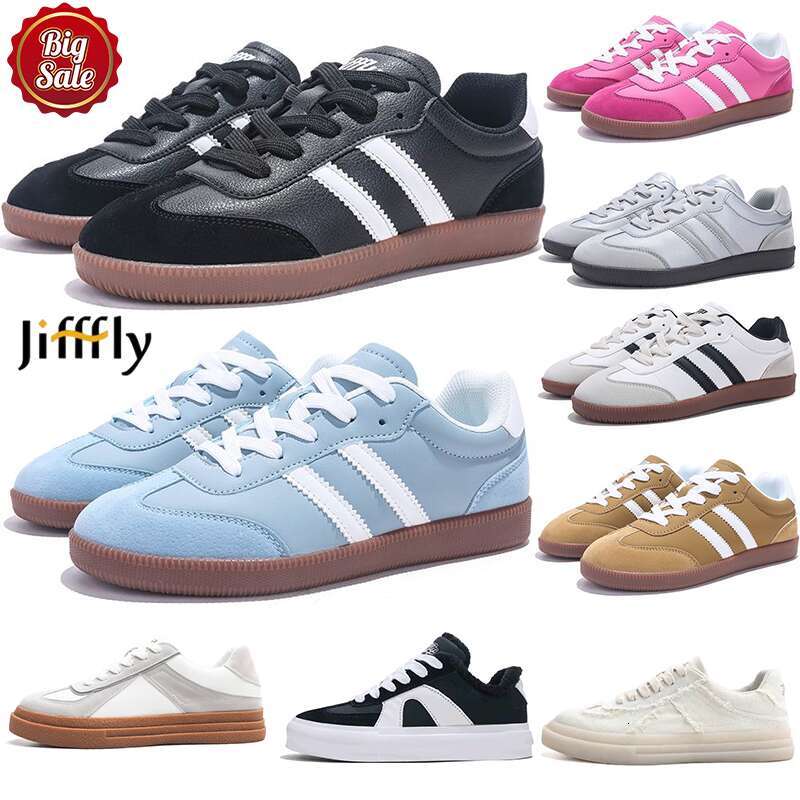 Jifffly Casual Sports Shoes for Men and Women Wear-Resistant Synthetic Suede Leather Casual Sneakers Lace-Up Outdoor Recreation