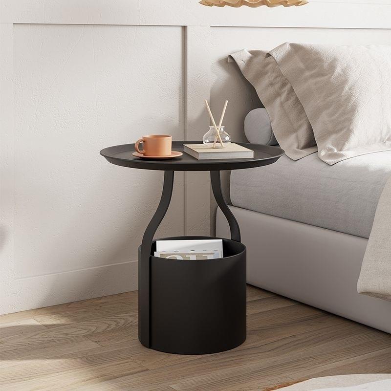R05232 Side table, light luxury coffee table, sofa side table, small corner table, storage bucket