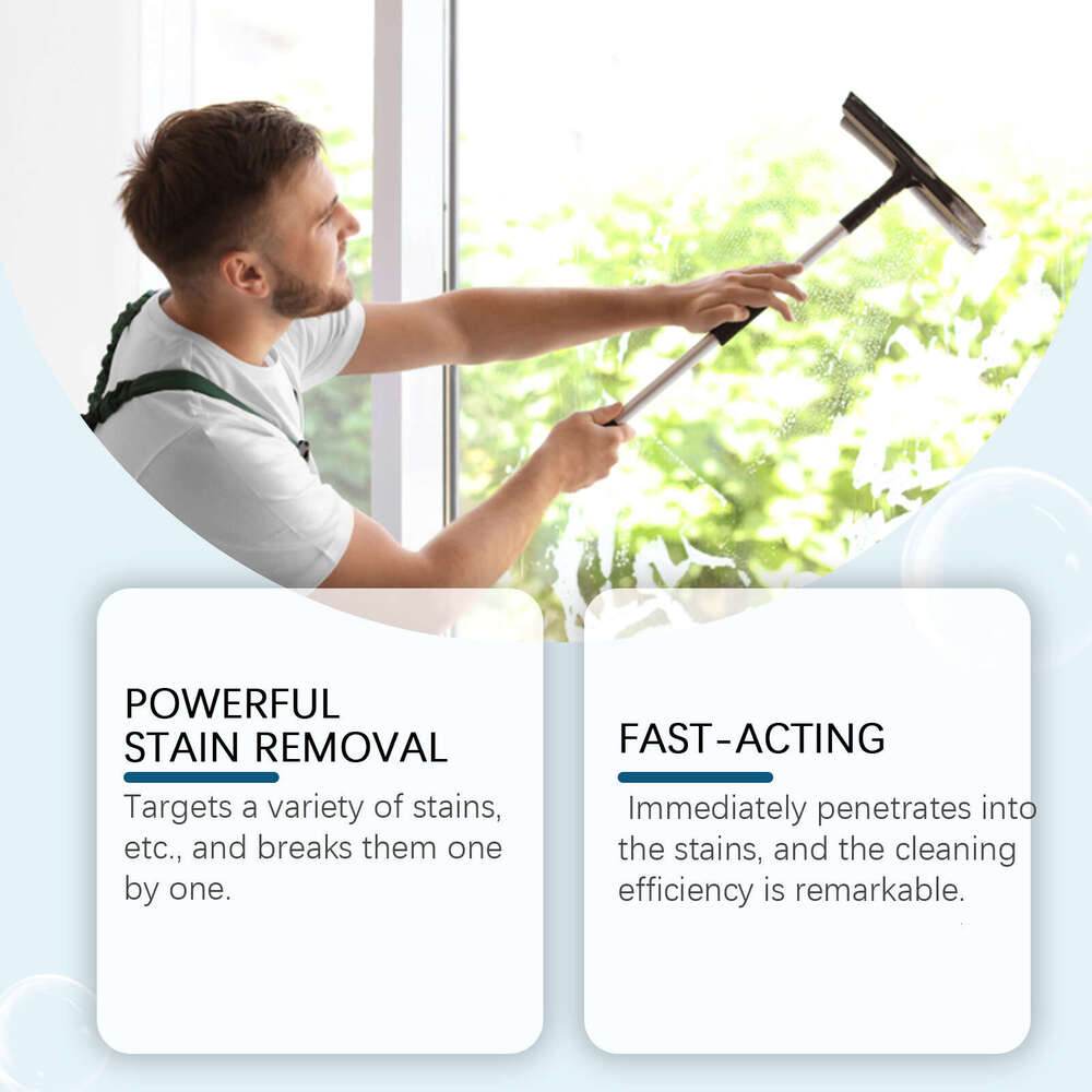 Jue-Fish Cleaner Household Mirror Oil Stain Remover Glass Cleaning Spray S260202