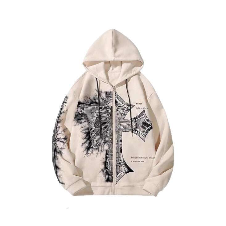 Unisex Hoodie Sweat Shirts Style Autumn Winter Hooded Cardigan Sweatshirt Digital Print Jacket Streetwear Comfortable Soft Casual Loose Fit Casual Sty
