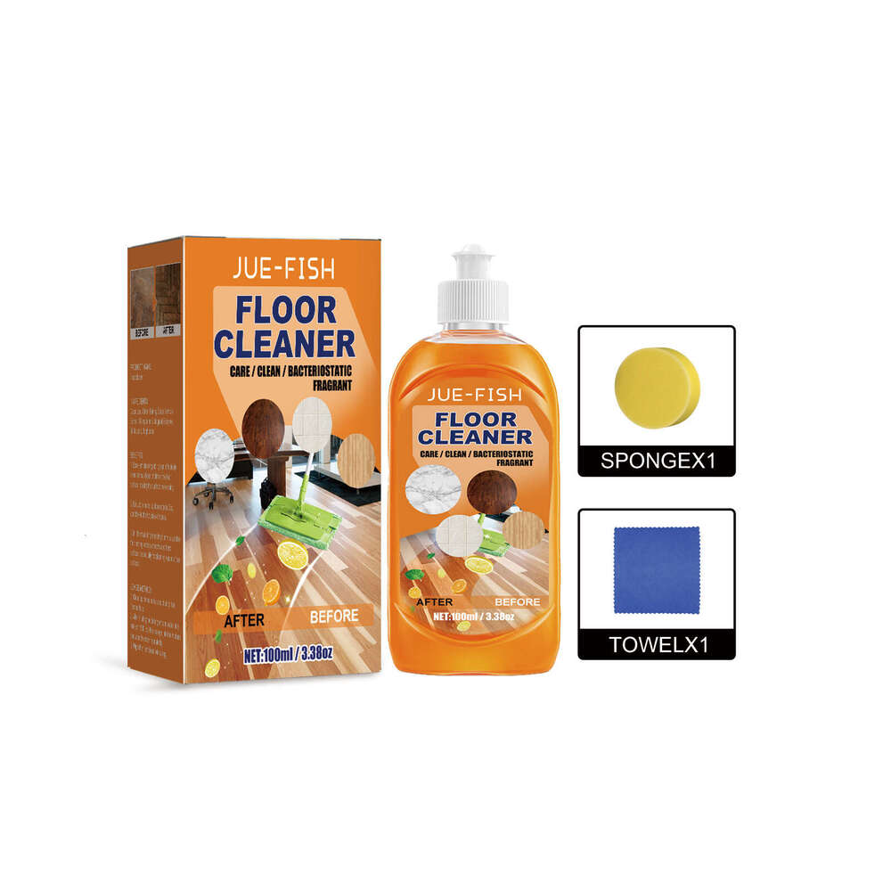 Jue-Fish Set Stain Removal and Descaling Wood Floor Cleaning Polishing Brightening Tile Cleaner S260202