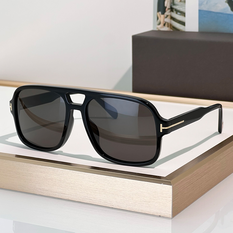 Designer Sunclasses Men Women Fashion Acetate Frame Pilot Square Eyewear T884 Luxury Sunglasses Outdoor Goggles UV400 Glasses With Box