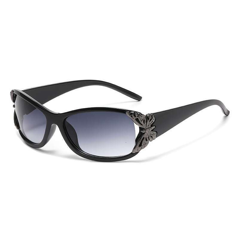 Sunglasses European American Style Butterfly Decorative Metal 1 Frame Fashion Versatile for Driving and Daily Outdoor Wear Gift High 1 Quality Texture