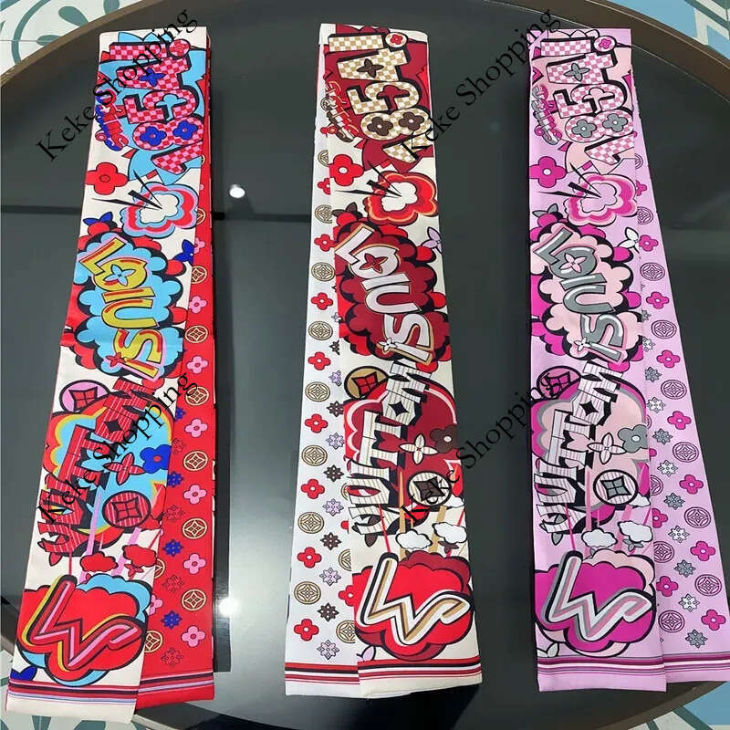 Classic Twilly Women Headband Fashion Bag Scarfs Designer Scarf Neck Tie 120*8cm 20style 666