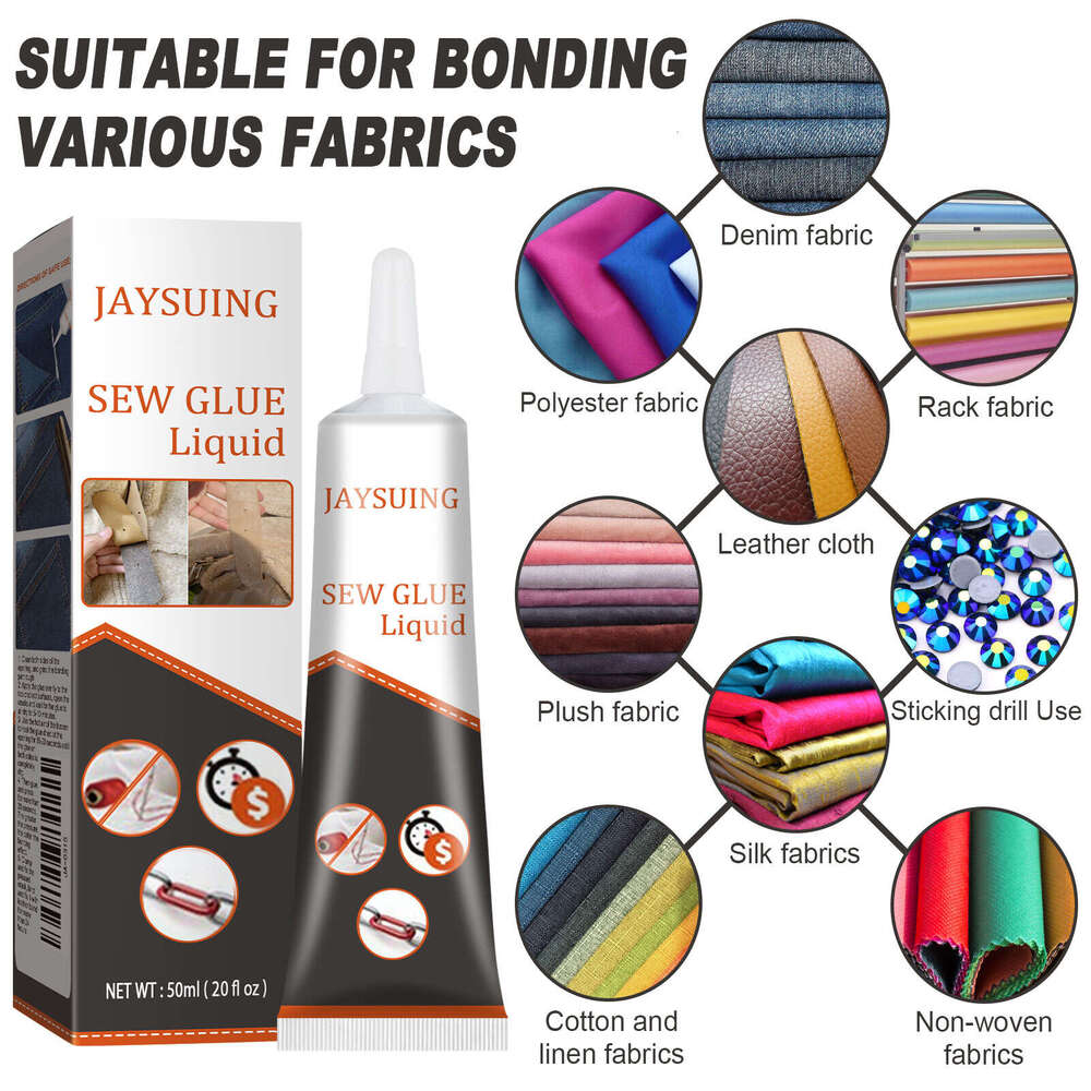 Jaysuing Insole Clothes Jeans Hole Repair Fabric Glue S260202