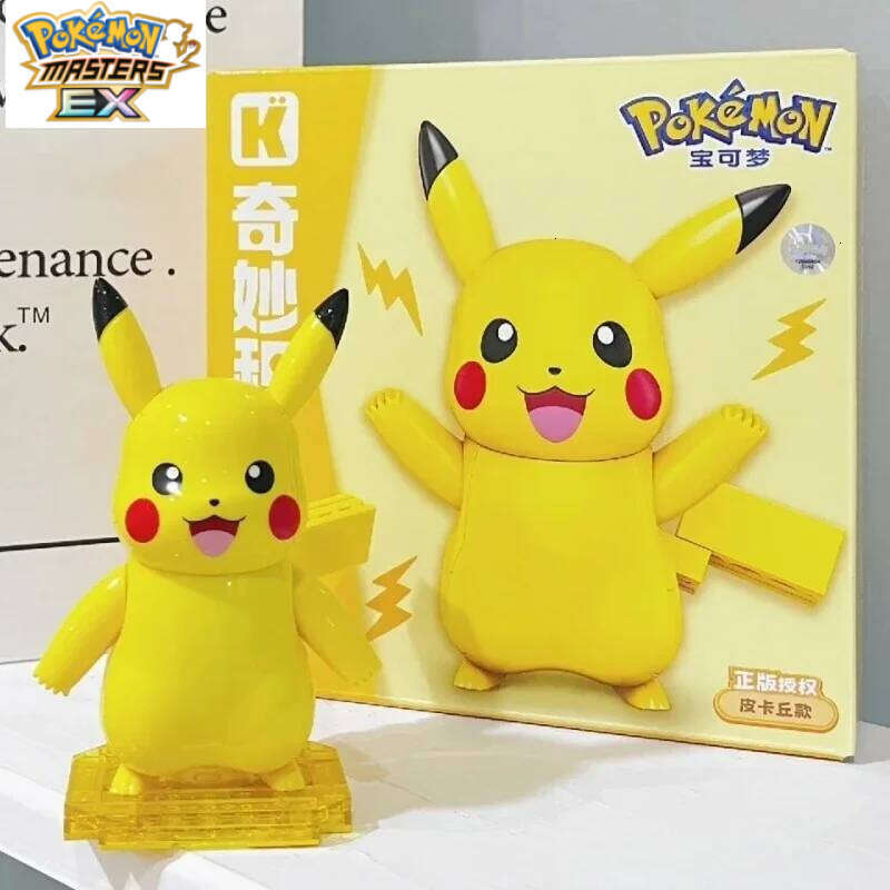 Pokmon Building Block Series Kawaii Jigglypuff Snorlax Splicing Model Pikachu Togepi GengarOrnaments Puzzle Toy Gifts L260203 - view 5