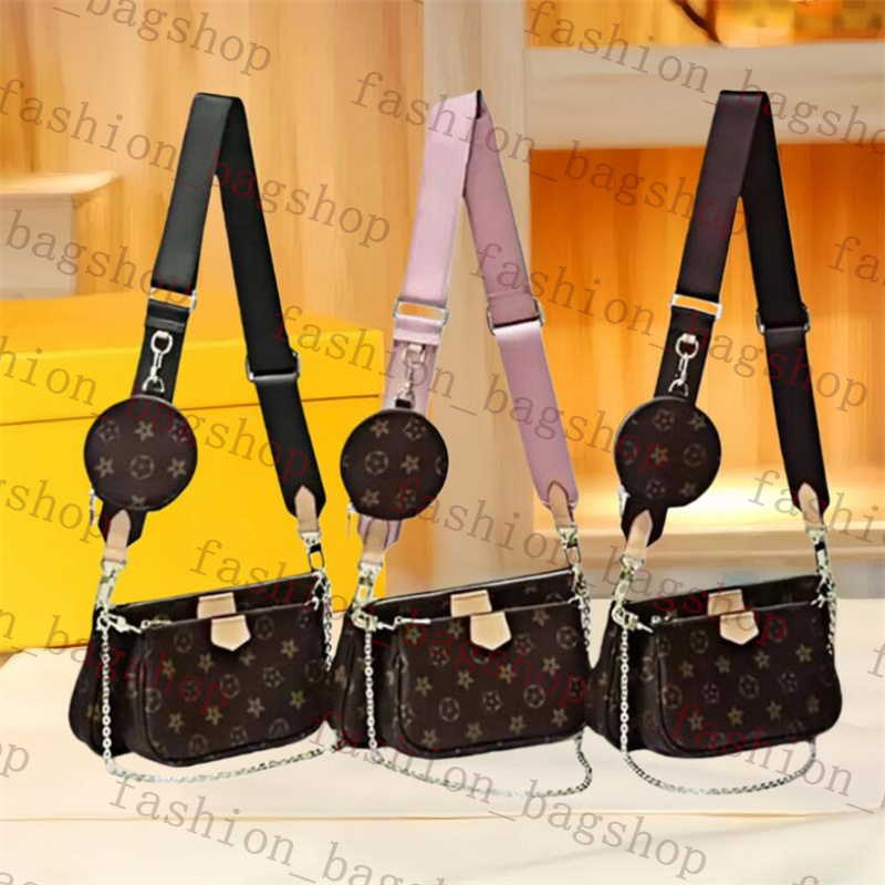 Tote Bag Designer Bag Wallet Fashion Leather Messenger printing Shoulder Handbag Women High Capacity Composite Shopping Bags Old Flower Brown Lattice Bag Wallet