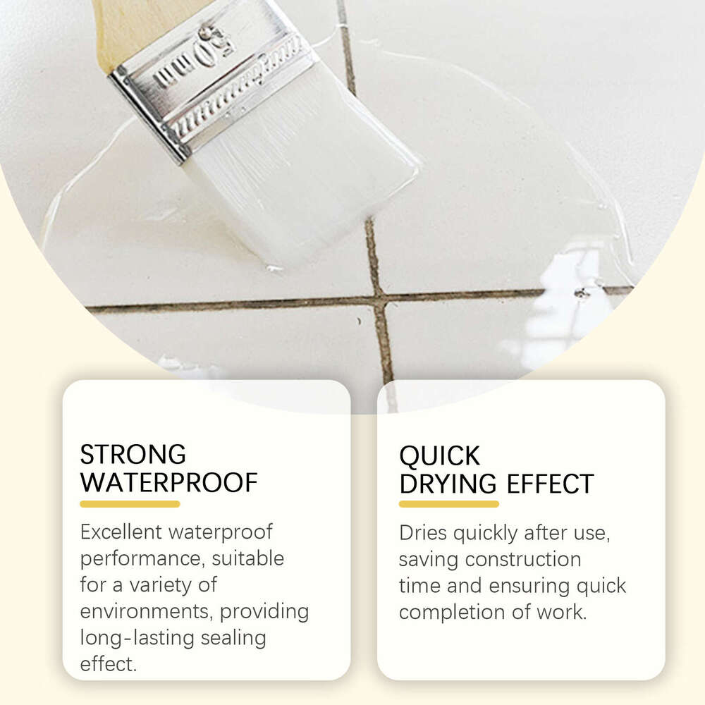 Jakehoe Transparent Waterproof Household Bathroom Kitchen Sealing Coating Exterior Wall Window Sill Crack Repair Glue S260202