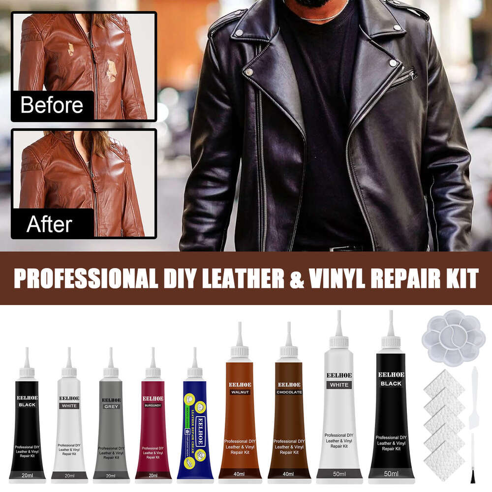 EELHOE Car Gray Bag Shoes Renovation Sofa Leather Restoration Cream Color Changer S260202