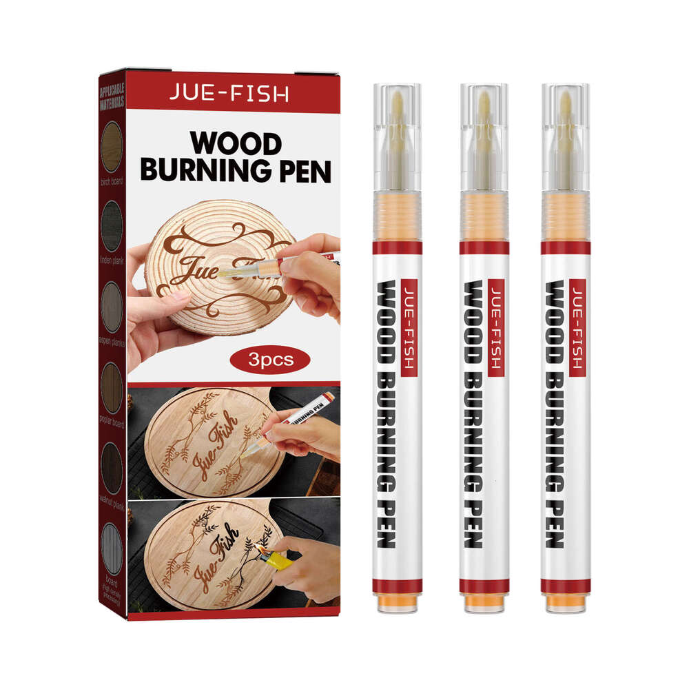 Jue-Fish Marking Children's DIY Pyrography Wood Burning Marker Pen Set S260202