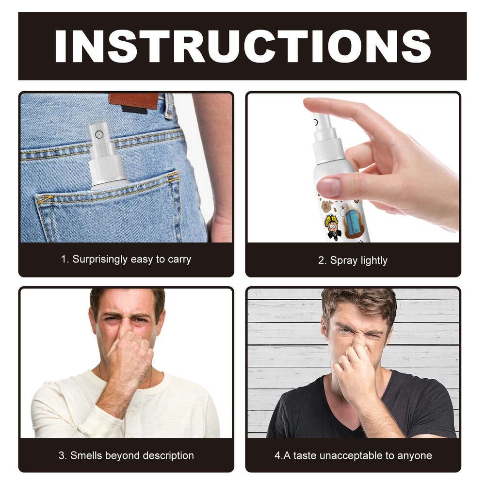 Dowmoo Funny Long-lasting Smell Entertainment Prank Stink Stress Relief Toy Liquid Spray S260202