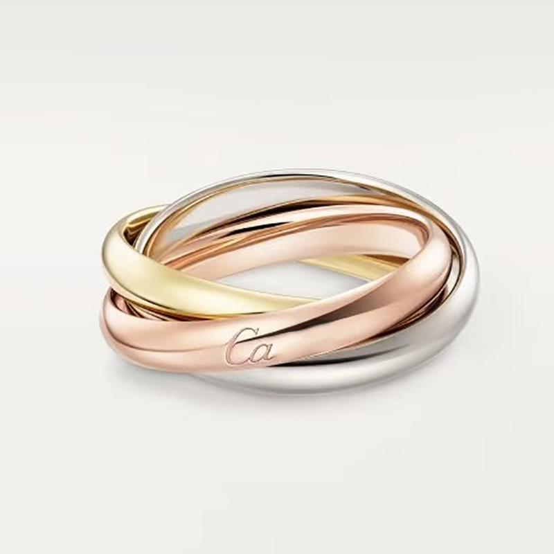 Designer Ring Men and Women Ring Bullet Head Luxury Classic Fashion Wedding Birthday Valentine's Day Gift with Original Box Third Ring Road