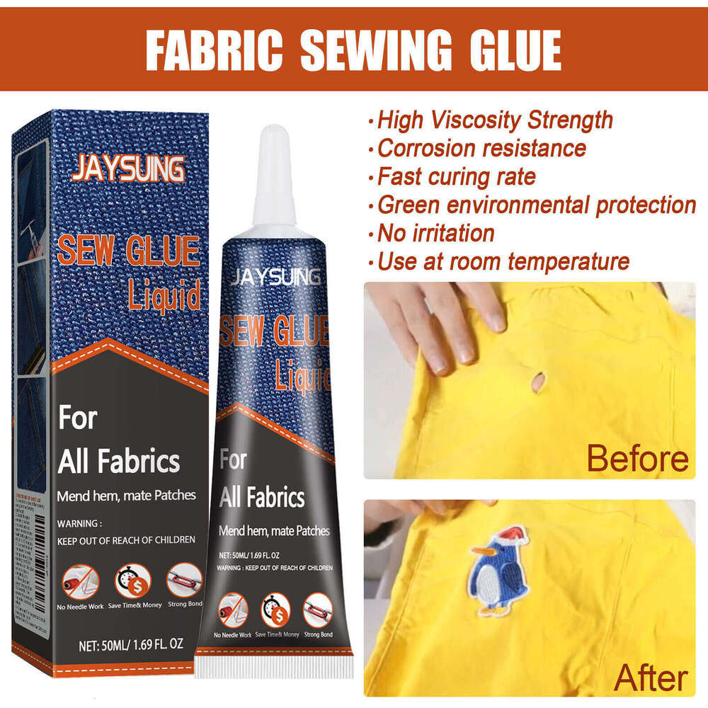 Jaysuing Sewing Repair Sofa Car Mat Clothing Fabric Glue S260202