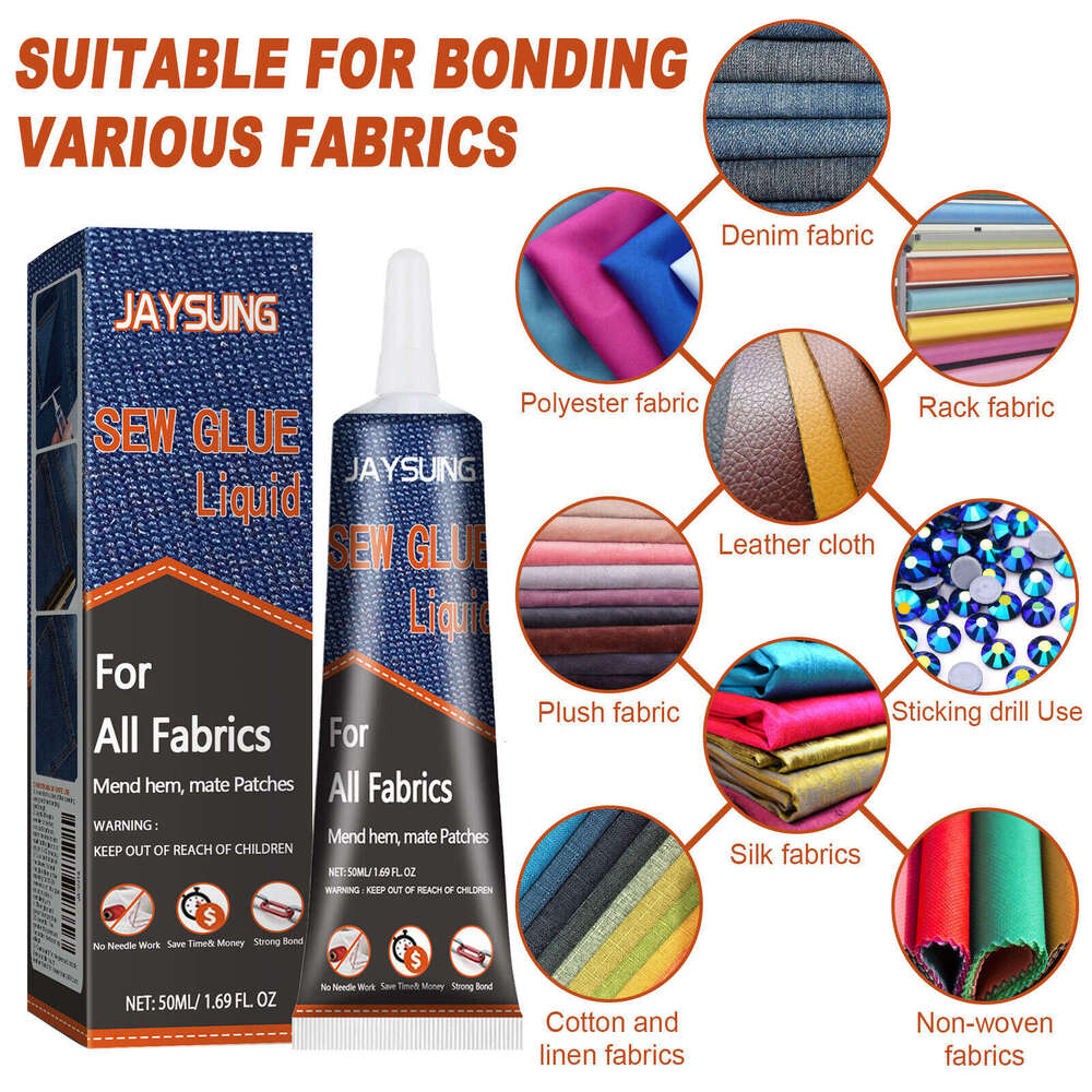 Jaysuing Sewing Repair Sofa Car Mat Clothing Fabric Glue S260202