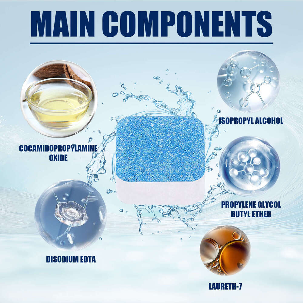jakehoe Washing Machine Tub Water Tank Dirt and Odor Removal Cleaning Tablets S260202