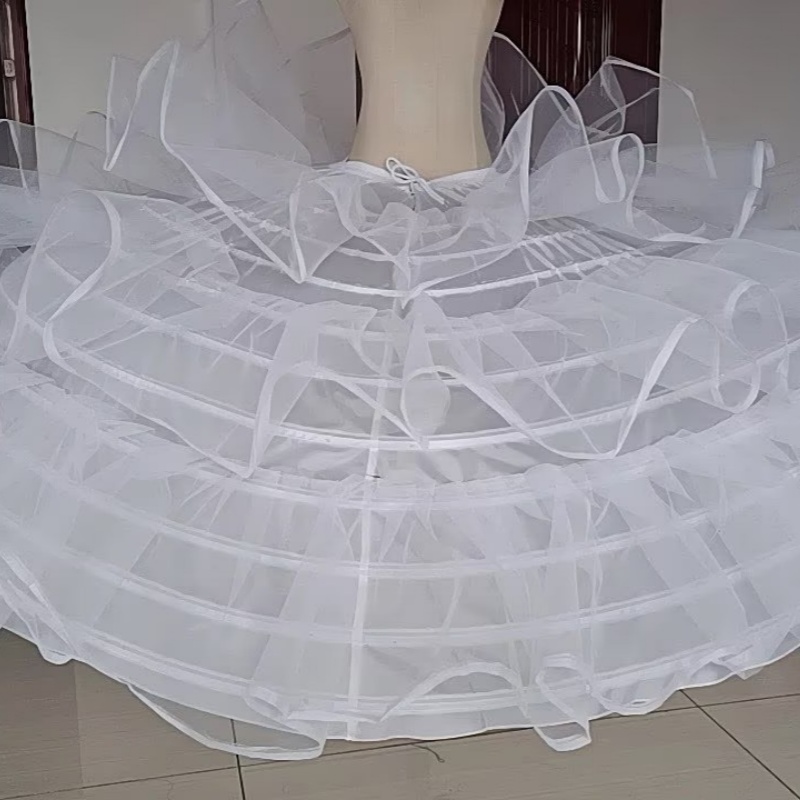 4 pieces 10 Hoop Petticoat Ball Gown for Bigger Quinceanera Wedding Dress Crinoline Petticoats Underskirt Bridal Accessories