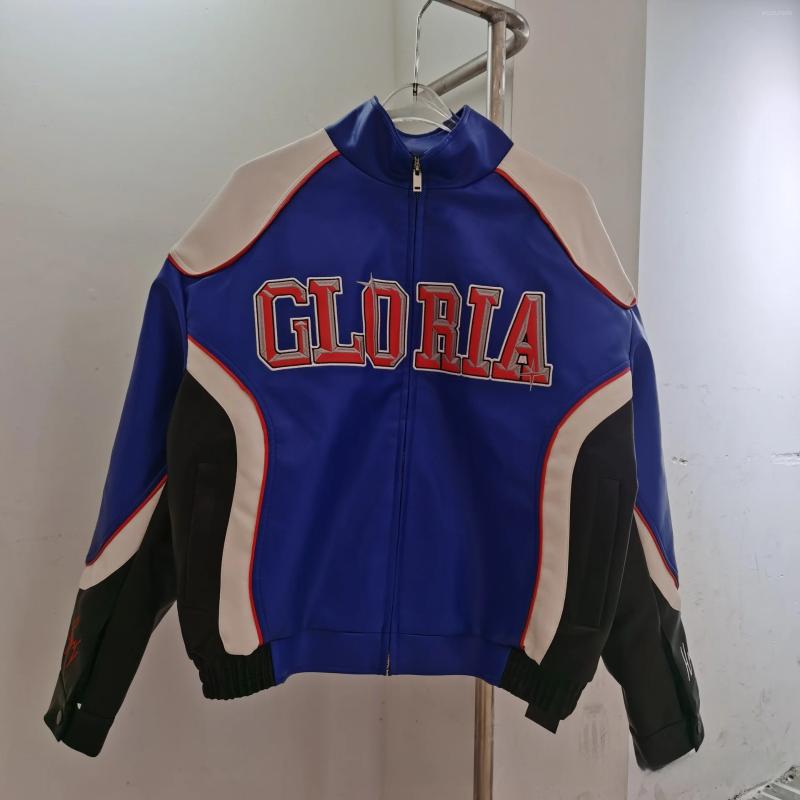 Men's Jackets Motorcycle Racing Jacket American Style Baseball Outerwear Winter Riding Clothes Vintage Retro Cross-Border Clothing