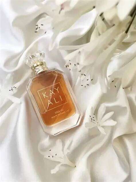 Kay Ali Dj Vu White 57 Eau de Parfum, Elegant Gold Bottle, Floral Scent, Women's Fragrances 26L0203