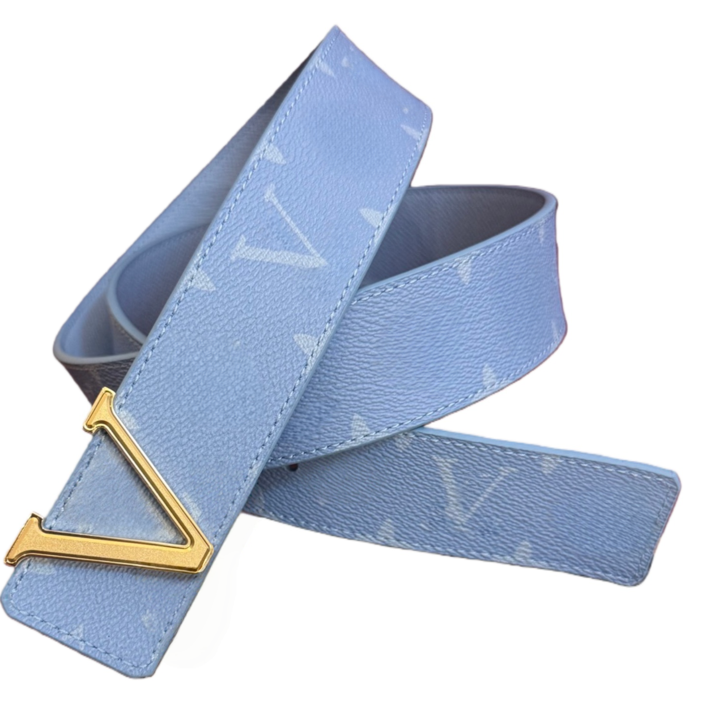 sky blue belt man belt Designer belt mens belt desinger belt length Letter Smooth Buckle Belt belts for women designer Belt Top-grain cowhide genuine leather belts