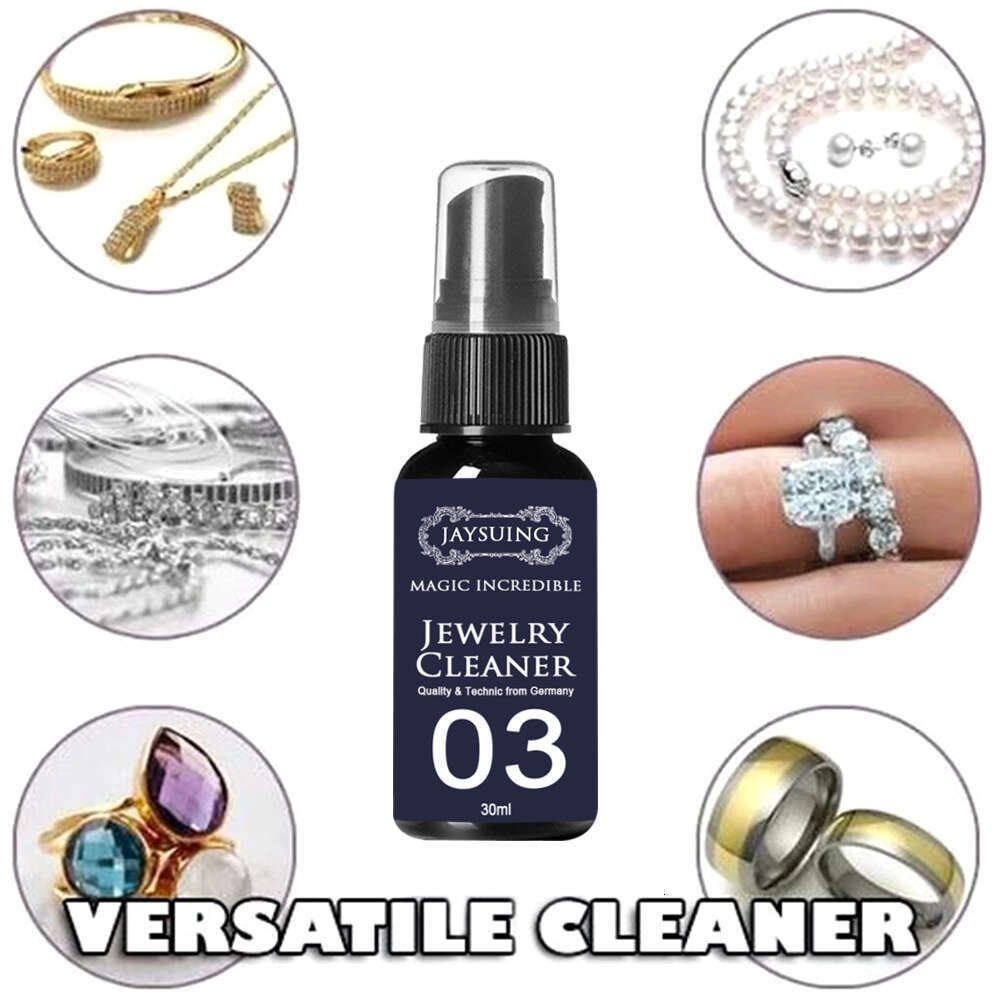 Jaysuing Jewelry Cleaner 30ml Set Rust Stain Removal Dial Gold Watch Diamond Ring Cleaning Spray S260202
