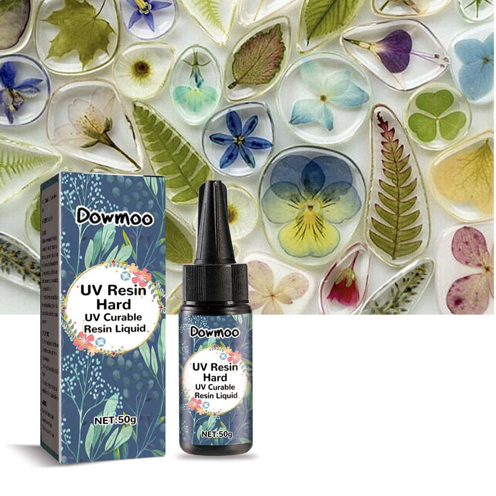 DOWMOO DIY Handmade Clear Crystal UV Shadowless Resin Quick-Drying Glue S260202