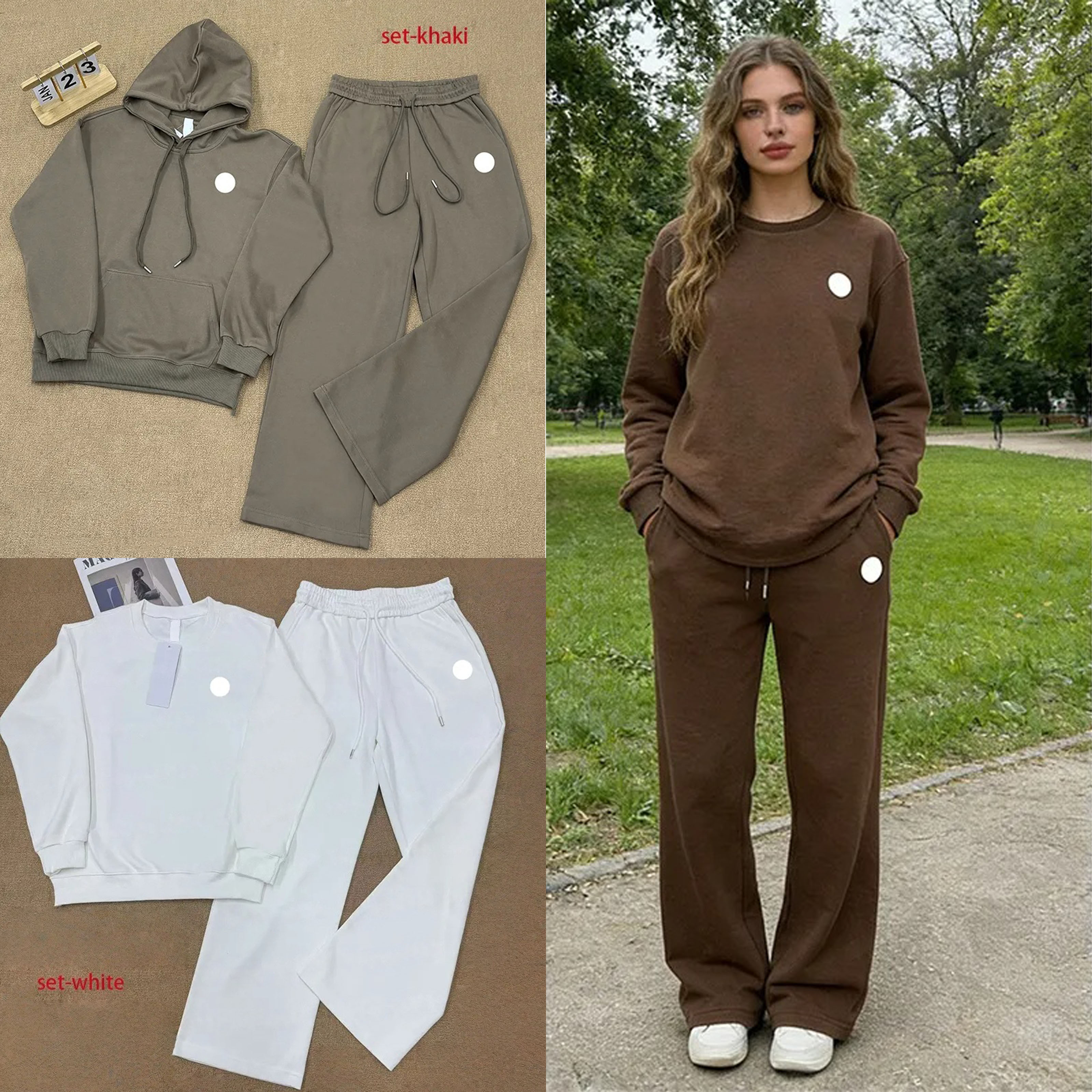 High quality yoga hoodies women top Loose Warm Sweatshirts 3D logo silver on chest Unisex CREW NECK PULLOVER desinger long sleeved zip up hoodie black grey jackets