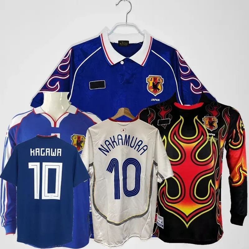Retro classic 1994 95 96 98 99 2000 2001 2006 2010 2014 16 17 18 Japan soccer jerseys OKAZAKI KAGAWA NAKAMURA NAKATA KAWAGUCHI MATASUDA National football Men kids shirt