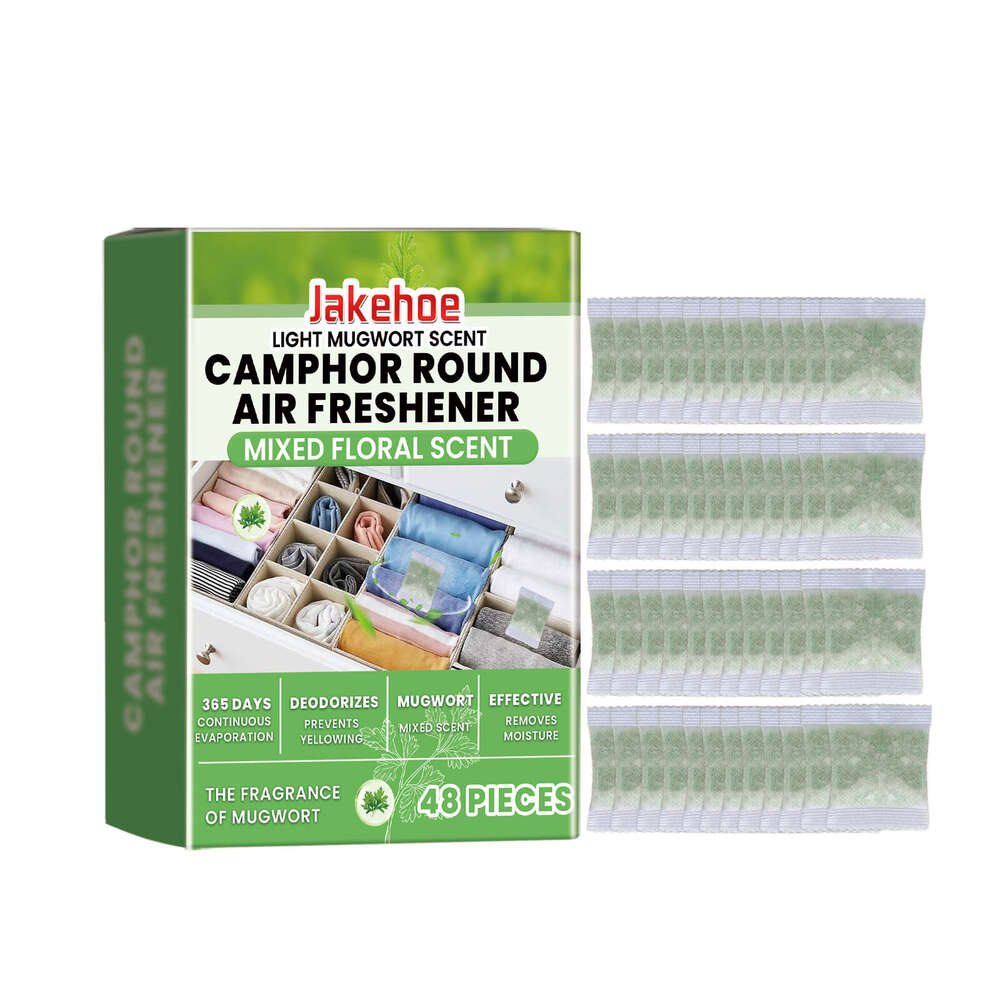 Jakehoe Floral Insect Repellent Indoor Wardrobe Shoe Cabinet Odor Natural Wormwood Fragrance Convenient Air Freshener S260202