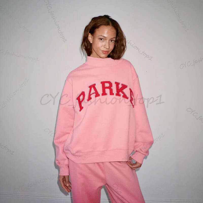 Parke Mockneck Sweatshirt Womens Sweatshirt Spring Autumn Outdoor Casual Hoodies Daily Outfit Woman Loose Fit Sweatshirts Designer Parke Sweatshirt D33