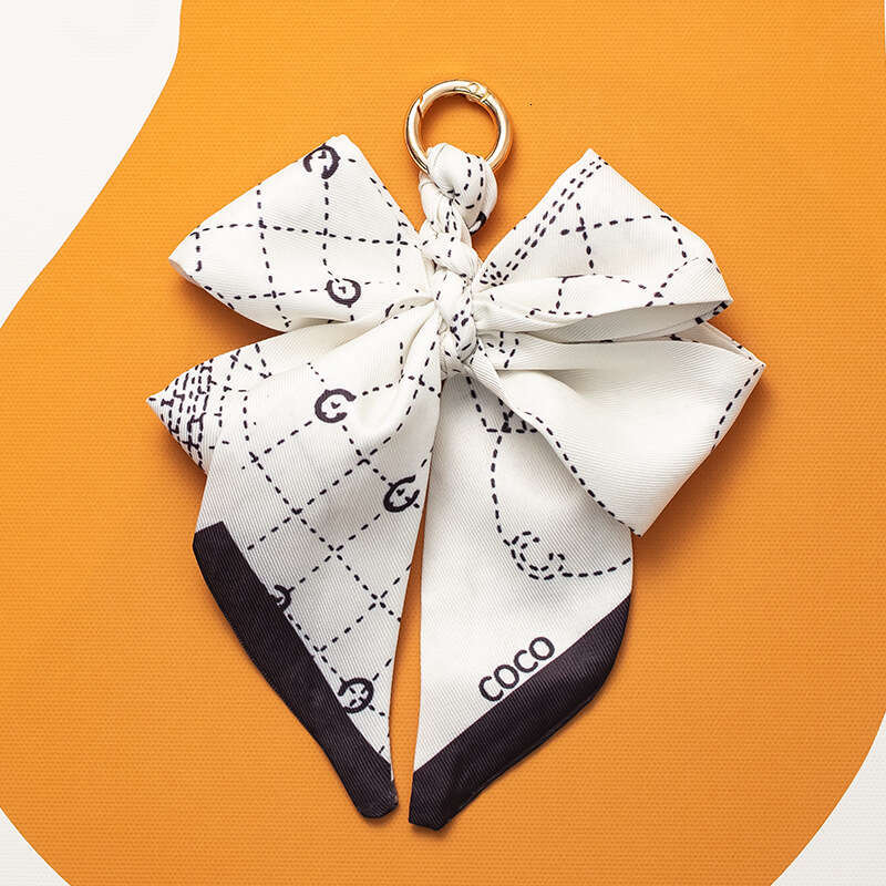 Keychain Small Bowknot Woven Internet Celebrity Retro Bag Decoration Wholesale Exquisite New Style Pendant