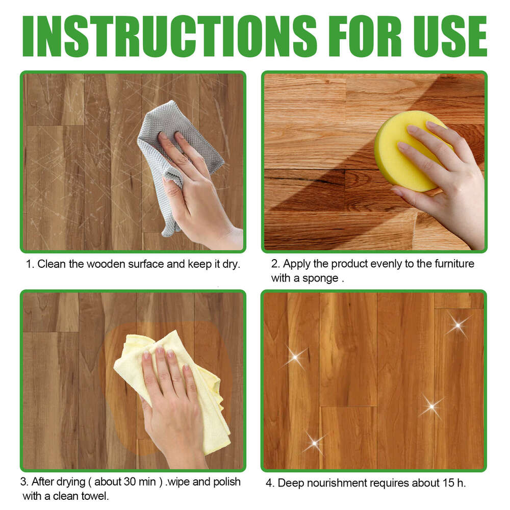 Jaysuing Solid Wood Floor Furniture Waxing Maintenance Scratch Repair Beeswax S260202