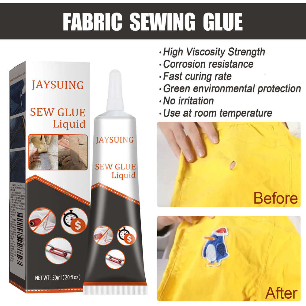 Jaysuing Insole Clothes Jeans Hole Repair Fabric Glue S260202