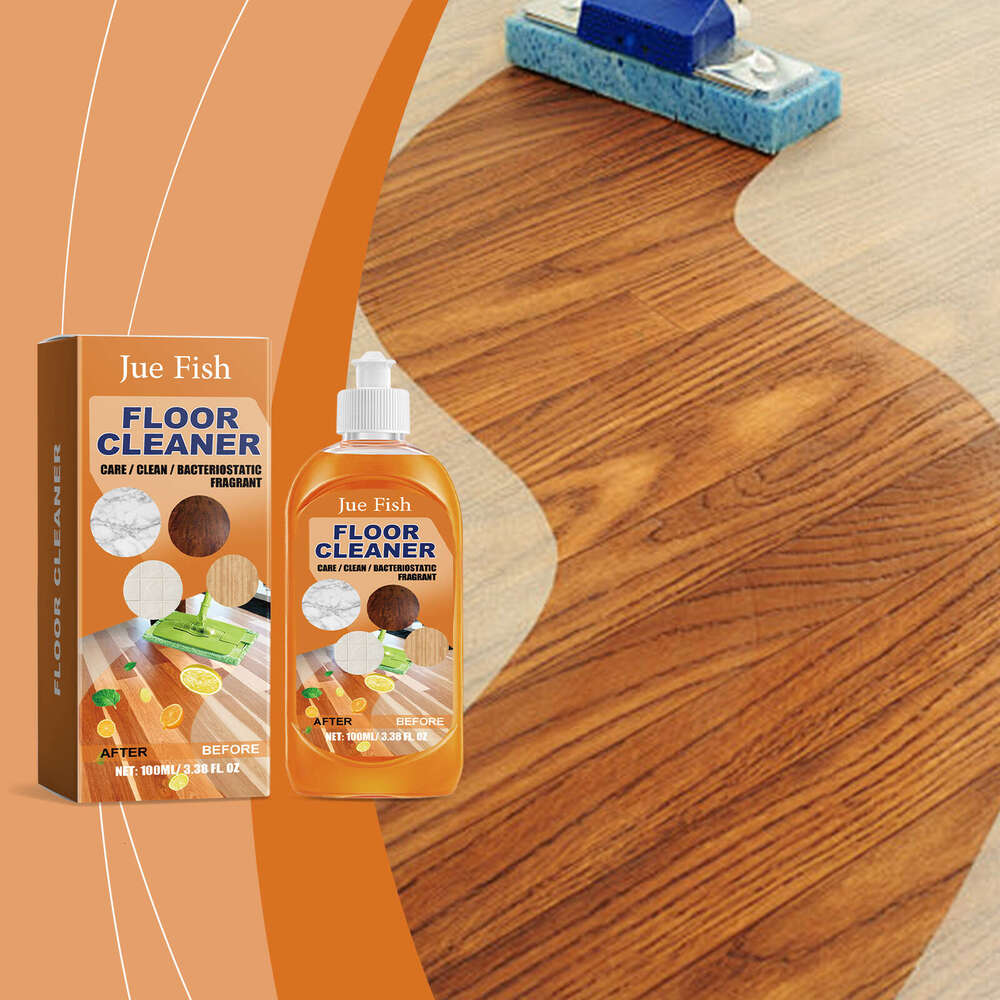 Jue-Fish Wood Floor Cleaning Polishing Brightening Powerful Stain Removal Tile Cleaner S260202