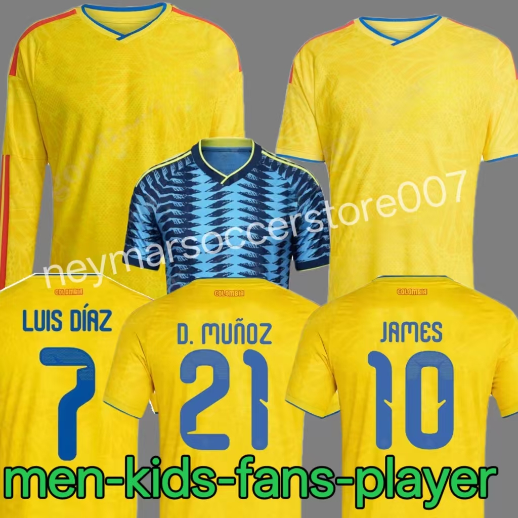 2026 2027 colombia Centenary soccer jersey 100-years anniversary 26 27 james L.DIAZ J.LERMA Copa America Home away men kids kit Football uniform fans player version